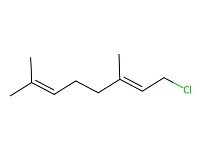1-Chloro-3,7-dimethyl-octa-2,6-diene structure