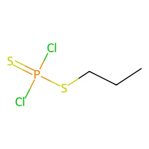 Phosphorodichloridodithioic acid, propyl ester structure