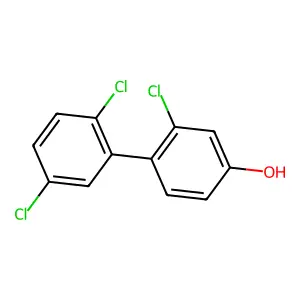 4-Hydroxy-2,2',5'-trichlorobiphenyl structure