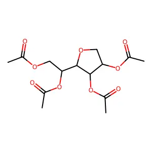 1,4-Anhydro-D-glucitol tetraacetate structure