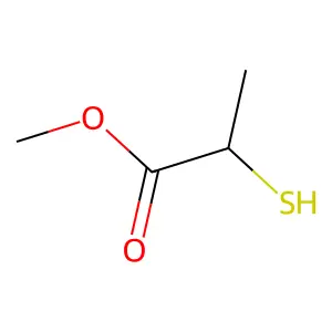 Methyl 2-mercaptopropionate structure