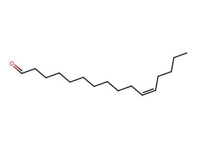 Hexadec-11-enal structure