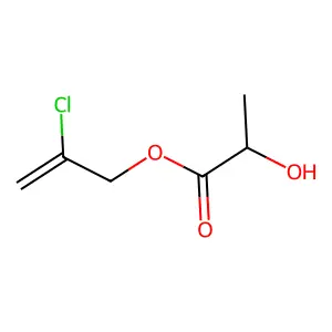 Lactic acid, 2-chloroallyl ester structure