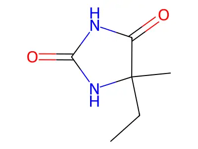5-Ethyl-5-methylhydantoin structure