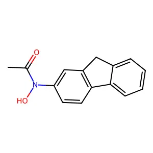 Hydroxyacetylaminofluorene structure