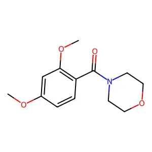 Morpholine, 4-(2,4-dimethoxybenzoyl)- structure