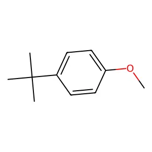 p-tert-Butylanisole structure