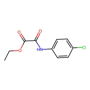 Ethyl [(4-chlorophenyl)amino](oxo)acetate structure