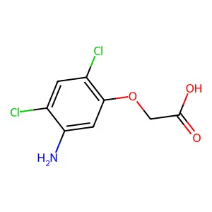 5-Amino-2,4-dichlorophenoxyacetic acid structure
