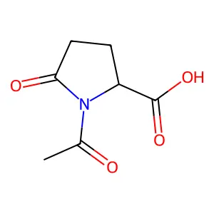 DL-1-Acetyl-5-oxoproline structure