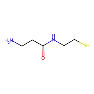 3-Amino-N-(2-mercaptoethyl)propanamide structure
