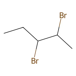 2,3-Dibromopentane structure