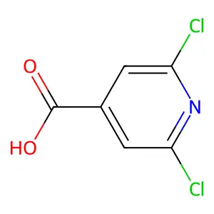 2,6-Dichloroisonicotinic acid structure