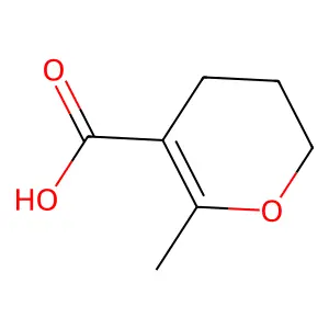 3,4-Dihydro-6-methyl-2H-pyran-5-carboxylic acid structure