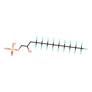 3-(Perfluorononyl)-1,2-propanediol-1-phosphate structure