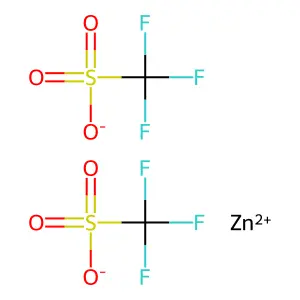 Zinc trifluoromethanesulfonate structure