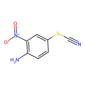 4-Amino-3-nitrophenyl thiocyanate structure