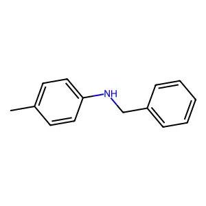 N-benzyl-4-methylaniline structure
