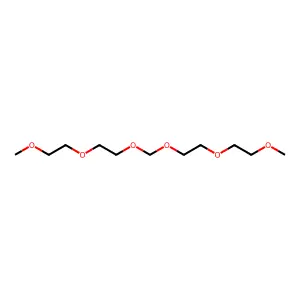 2,5,8,10,13,16-Hexaoxaheptadecane structure