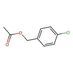 Benzenemethanol, 4-chloro-, 1-acetate structure