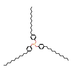 Tris(4-dodecylphenyl) phosphite structure