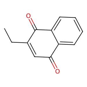 2-Ethylnaphthoquinone structure
