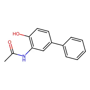 N-(4-Hydroxybiphenyl-3-yl)acetamide structure