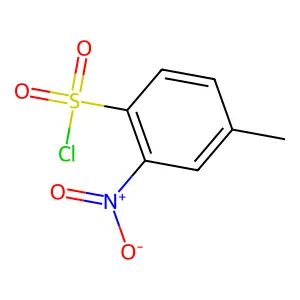 2-Nitro-p-toluenesulphonyl chloride structure