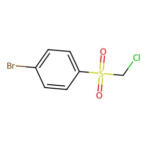 4-Bromophenylchloromethyl sulfone structure