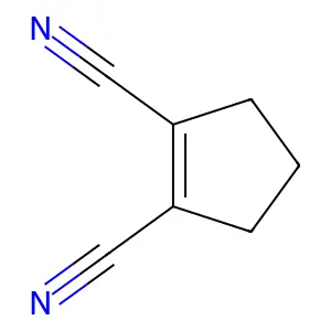 Cyclopent-1-ene-1,2-dicarbonitrile structure
