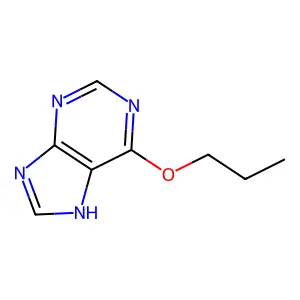 6-Propoxy-1H-purine structure