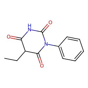 5-Ethyl-1-phenyl-2,4,6(1H,3H,5H)-pyrimidinetrione structure