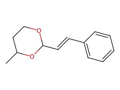 4-Methyl-2-(2-phenylvinyl)-1,3-dioxane structure
