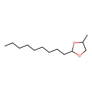 Decanal propylene glycol acetal structure