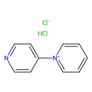 1,4'-Bipyridinium, chloride, hydrochloride (1:1:1) structure