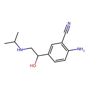 Cimaterol structure