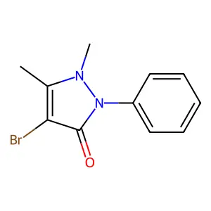 4-Bromoantipyrine structure