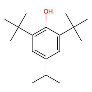 2,6-Di-tert-butyl-4-isopropylphenol structure