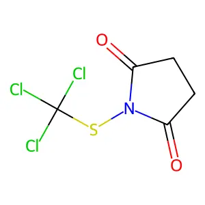 2,5-Pyrrolidinedione, 1-((trichloromethyl)thio)- structure