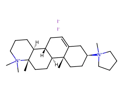 Candocuronium iodide structure