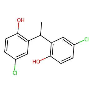 Phenol, 2,2'-ethylidenebis(4-chloro- structure