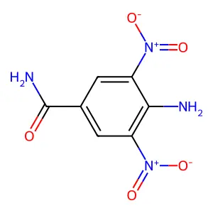 4-Amino-3,5-dinitrobenzamide structure