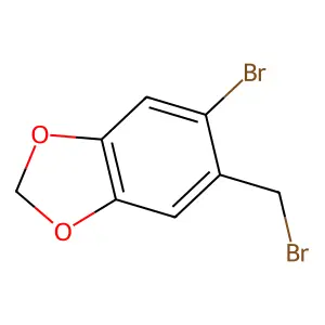 5-Bromo-6-(bromomethyl)-1,3-benzodioxole structure
