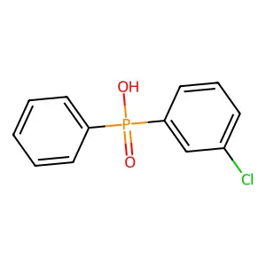 Phosphinic acid, (m-chlorophenyl)phenyl- structure