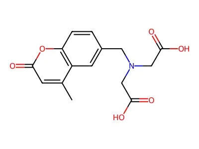 4-Methylcoumarin-6-ylmethyliminodiacetic acid structure