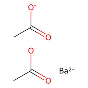 Barium acetate structure