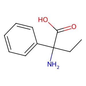 2-Amino-2-phenylbutyric acid structure