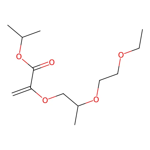Propan-2-yl 2-[2-(2-ethoxyethoxy)propoxy]prop-2-enoate structure