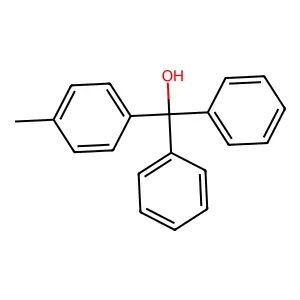 4-Methyltriphenylcarbinol structure