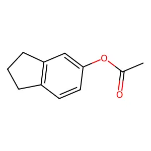 Indan-5-yl acetate structure